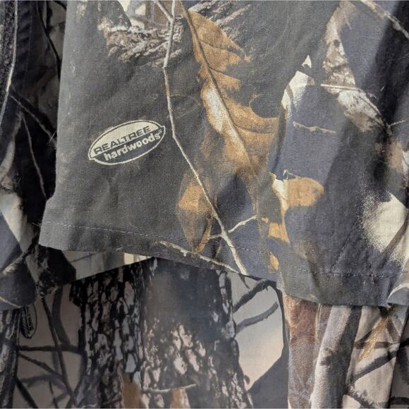 NWT Woolrich Realtree Hardwoods Camo Button Down Hunting Shirt w/ Mesh Vents 2XL - Picture 6 of 10